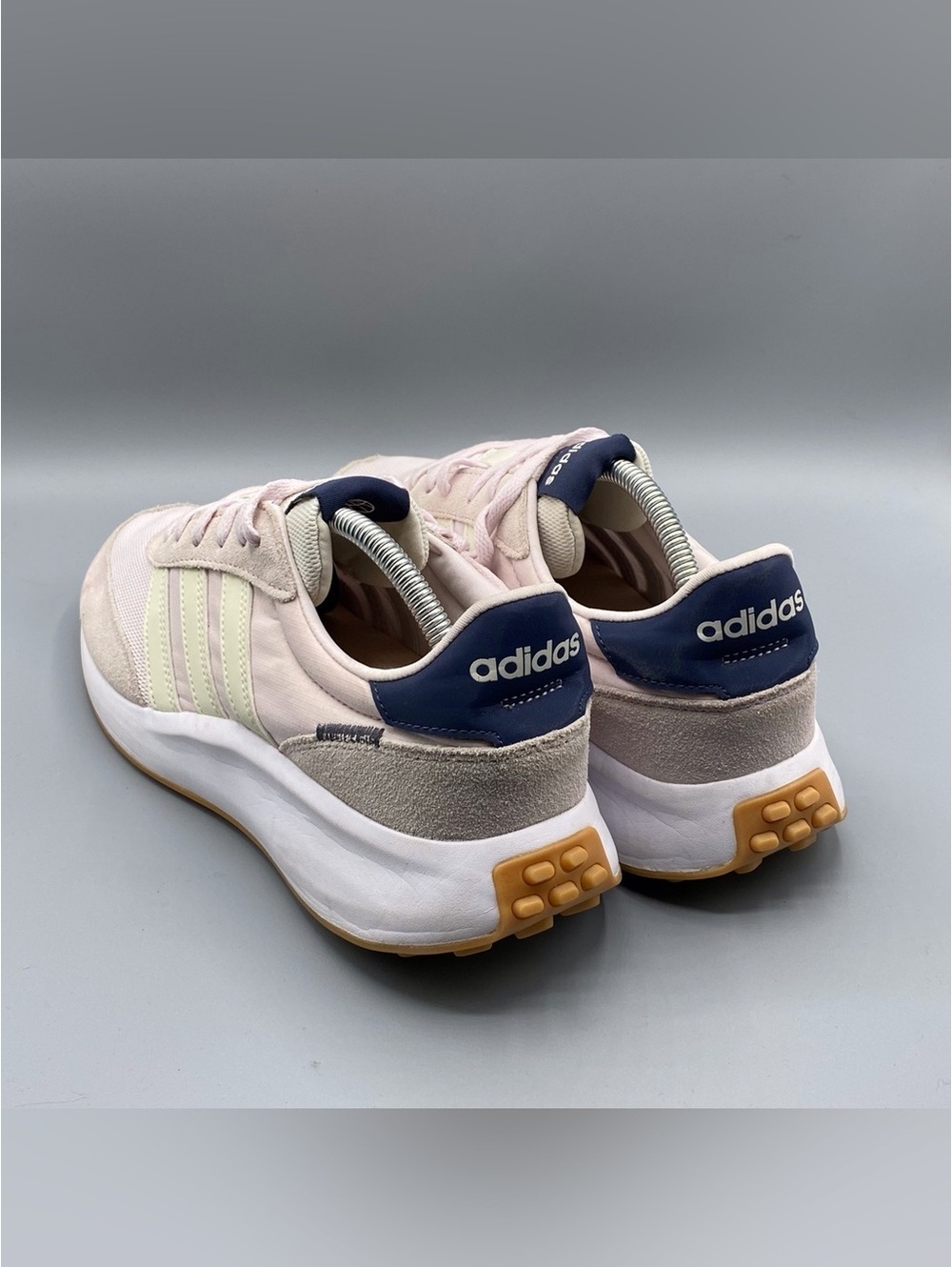 Adidas Neo Run 70S Women's Pink Comfort Lace Up Running Shoes - Picture 3 of 4